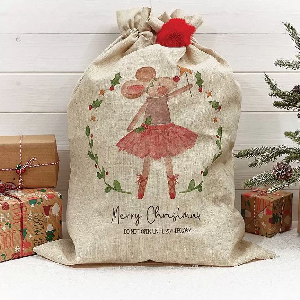 The Christmas Imaginarium Ballerina Mouse Christmas Present Sack* Making Christmas Magical