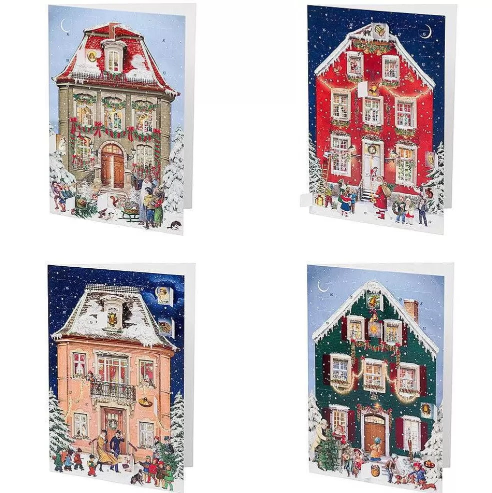 The Christmas Imaginarium Christmas House Advent Cards (Choice Of 4)* Cards & Wrapping