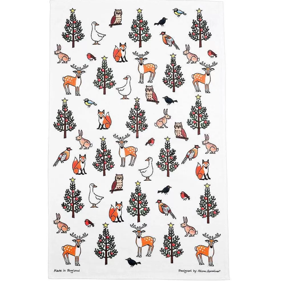 The Christmas Imaginarium Christmas Tea Towel (Choice Of 2)* Making Christmas Magical