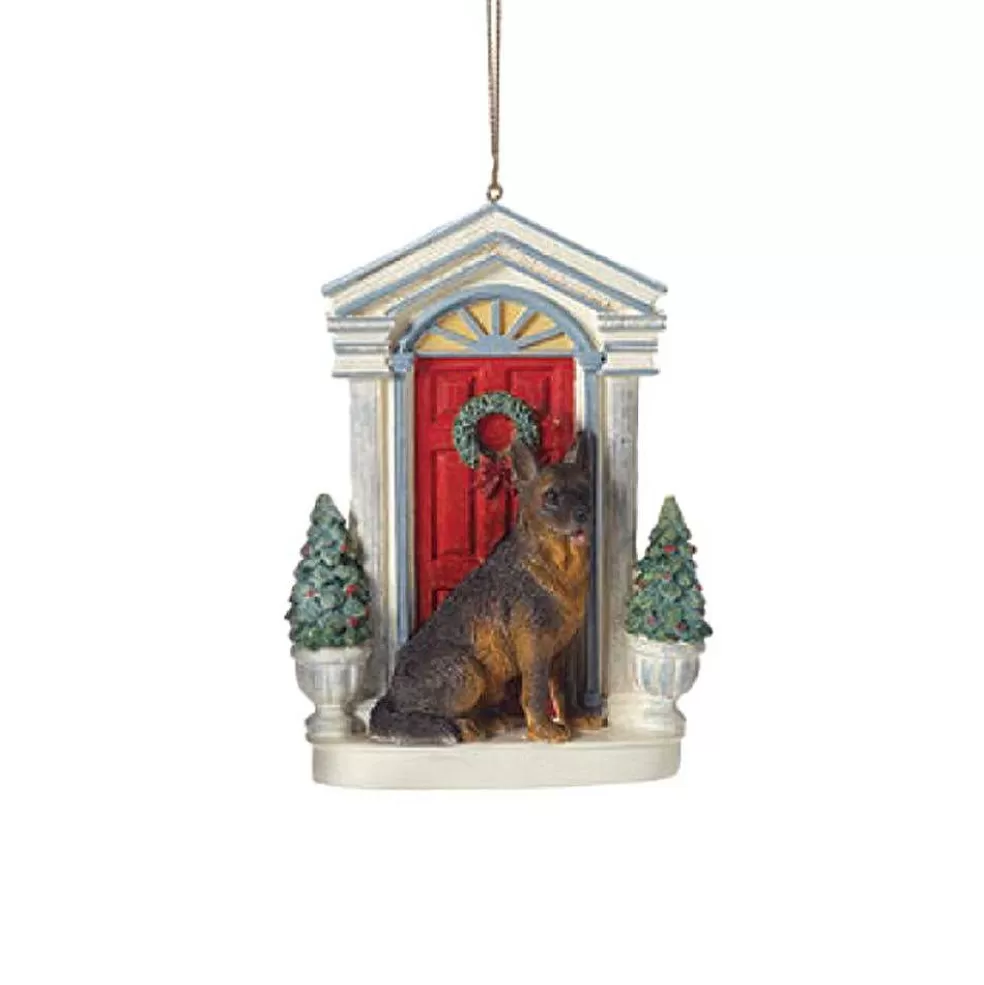 The Christmas Imaginarium Dogs In Front Of Doorways Christmas Ornament (Choice Of 4)* Sale