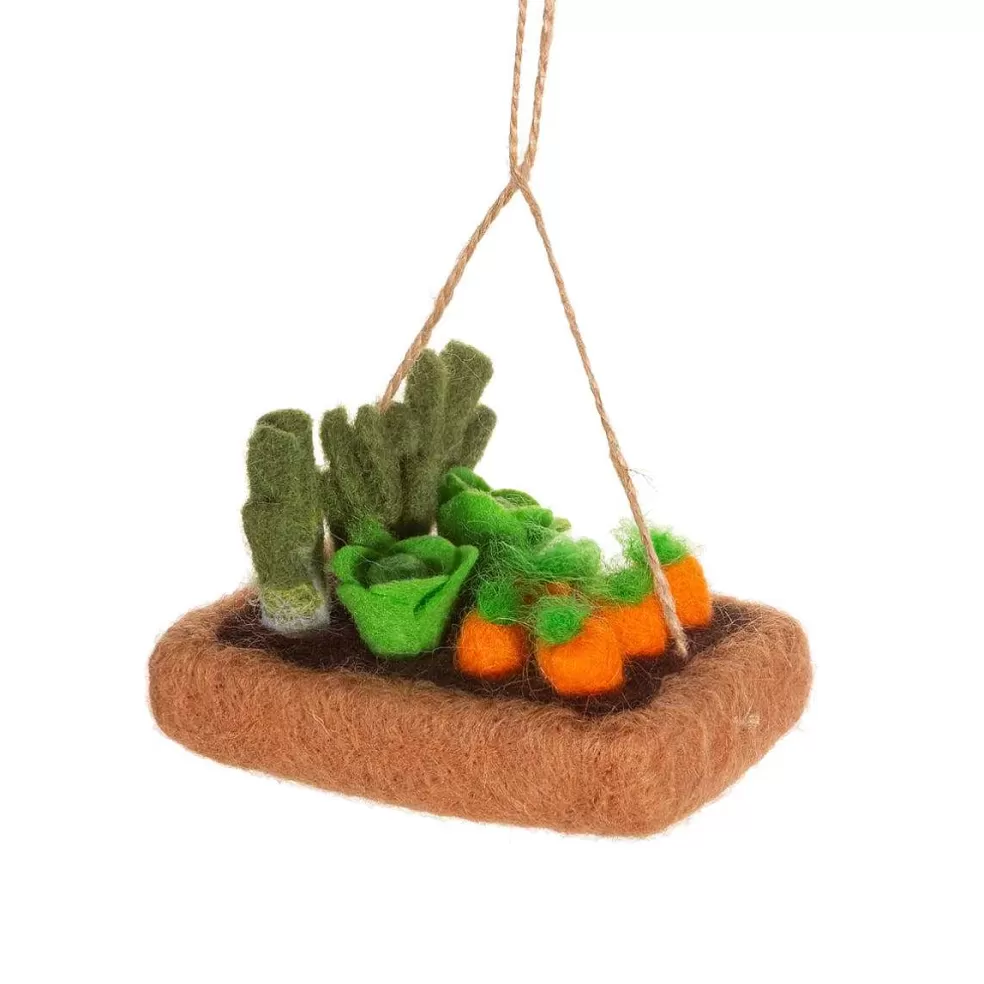 The Christmas Imaginarium Felt Vegetable Allotment Christmas Decoration* Sale