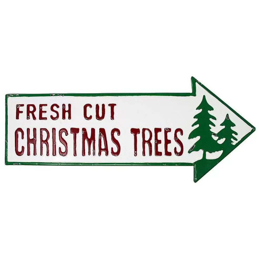 The Christmas Imaginarium Fresh Cut Christmas Tree Tin Sign* Sale