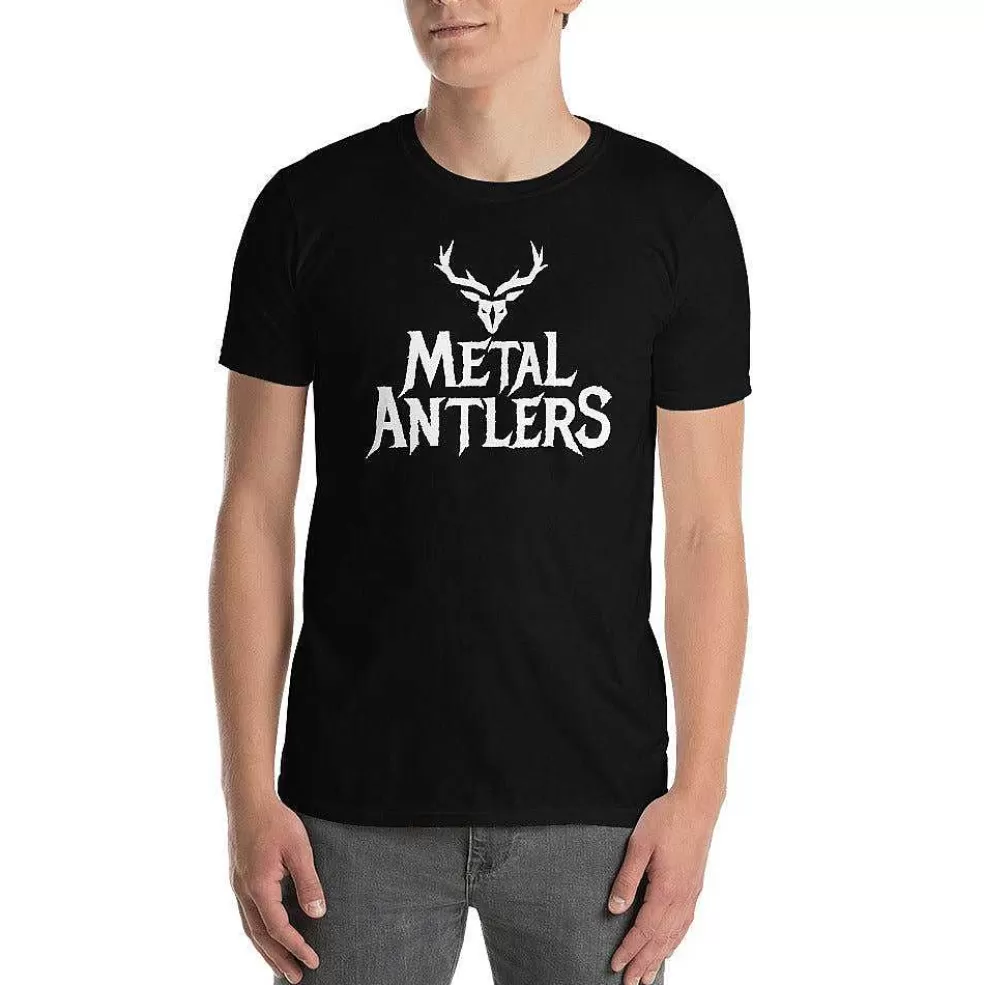 The Christmas Imaginarium Metal Antlers T-Shirt (Elf Rock Band Merchandise)* Clothing