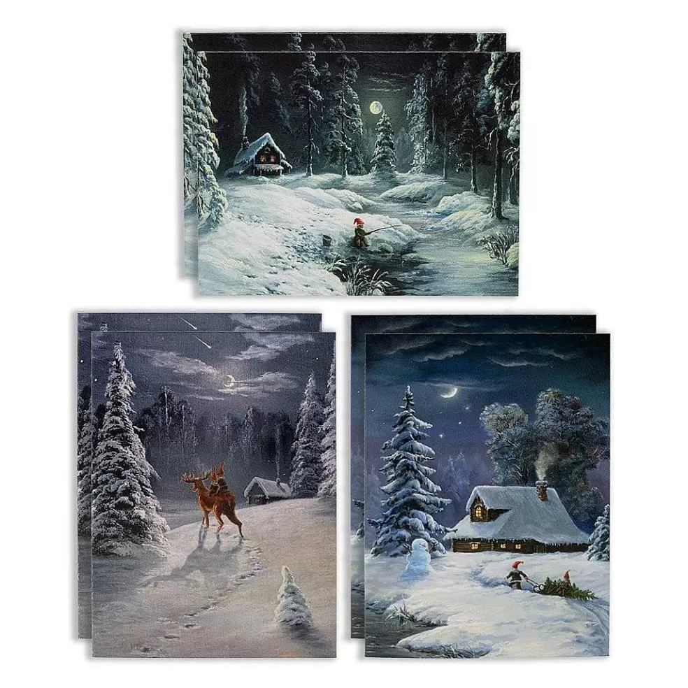 The Christmas Imaginarium Pack Of 6 Santa Claus Magazine Christmas Cards* Making Christmas Magical