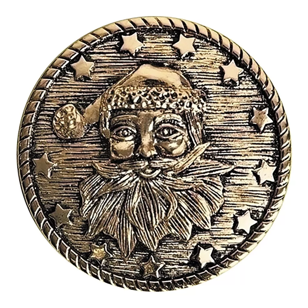 The Christmas Imaginarium Santa Claus' Coat Button For Christmas Eve* Making Christmas Magical