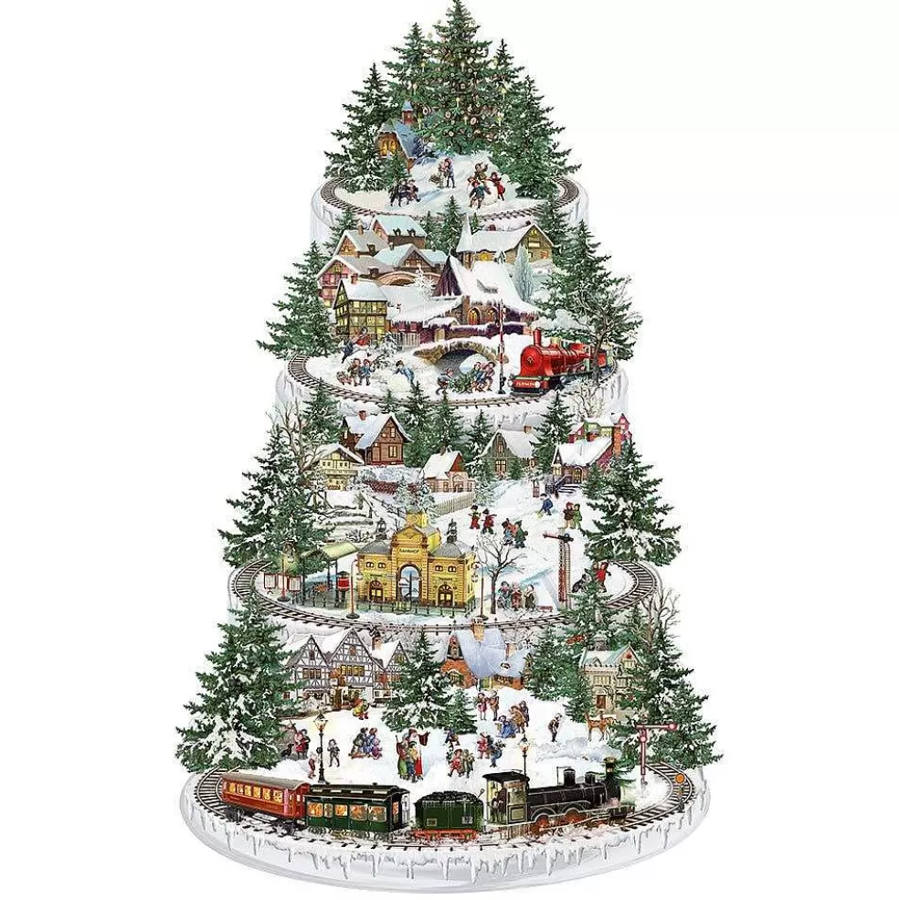 The Christmas Imaginarium Stunning Festive Railway Advent Calendar - 42Cm* Advent