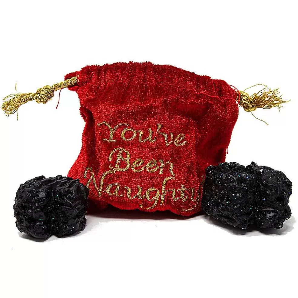 The Christmas Imaginarium Velvet Bag Of "You'Ve Been Naughty" Coal* Making Christmas Magical