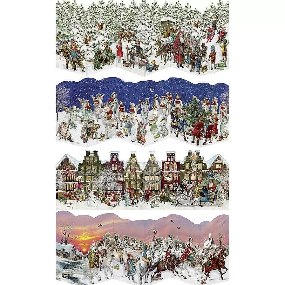 The Christmas Imaginarium Victorian Fanfold Advent Calendar Cards (Choice Of 4)* Cards & Wrapping